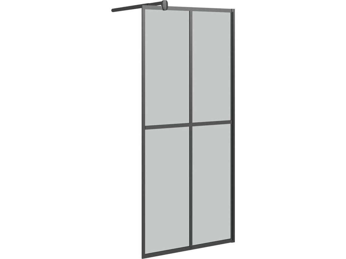 Shower Screen, Shower Screens Vidaxl Preto Vidro (90 X 195 Cm)