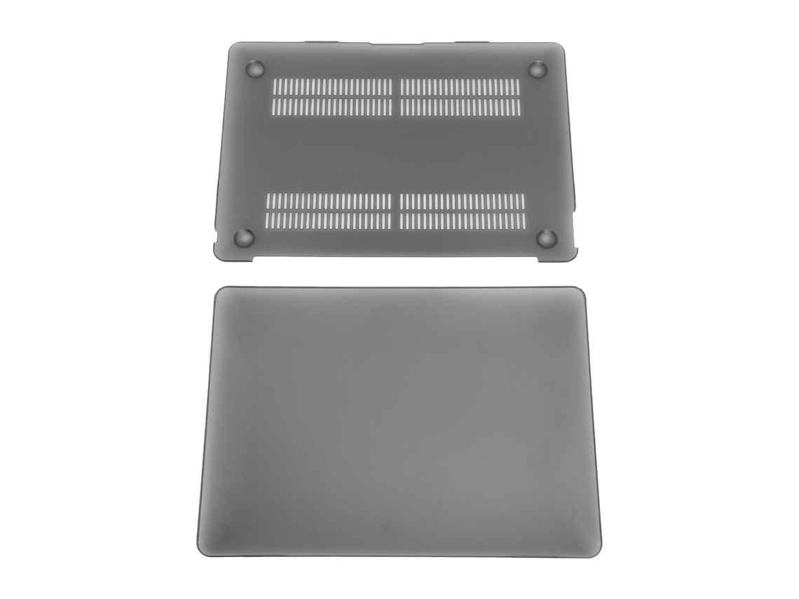 Raum-capa Protetora Para Macbook Air 13.3 Polegadas Case Delgada Leve Cristal Escurecido Preto