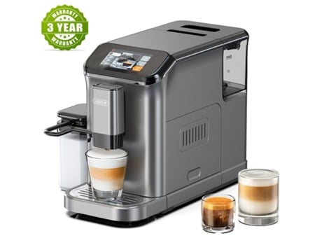 Máquina De Café Expresso Automática Hibrew H16 Com Moedor 20 Bar Tela Touch 4.3 Reservatório De Leite 1.5l Removível Café Perfeito