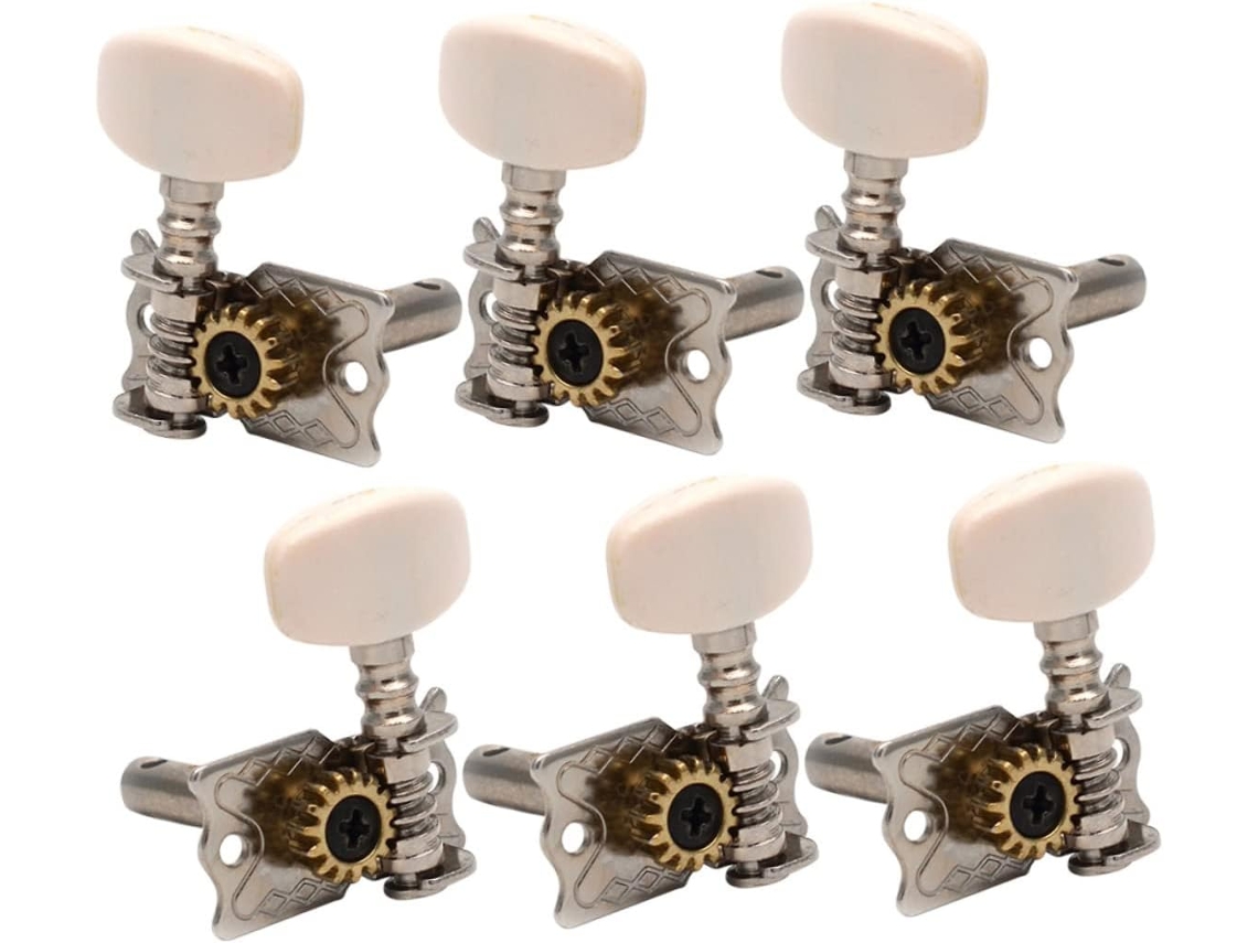 Tarraxas Brancas Para Um Estilo Vintage Elegante Em Metal E Plástico