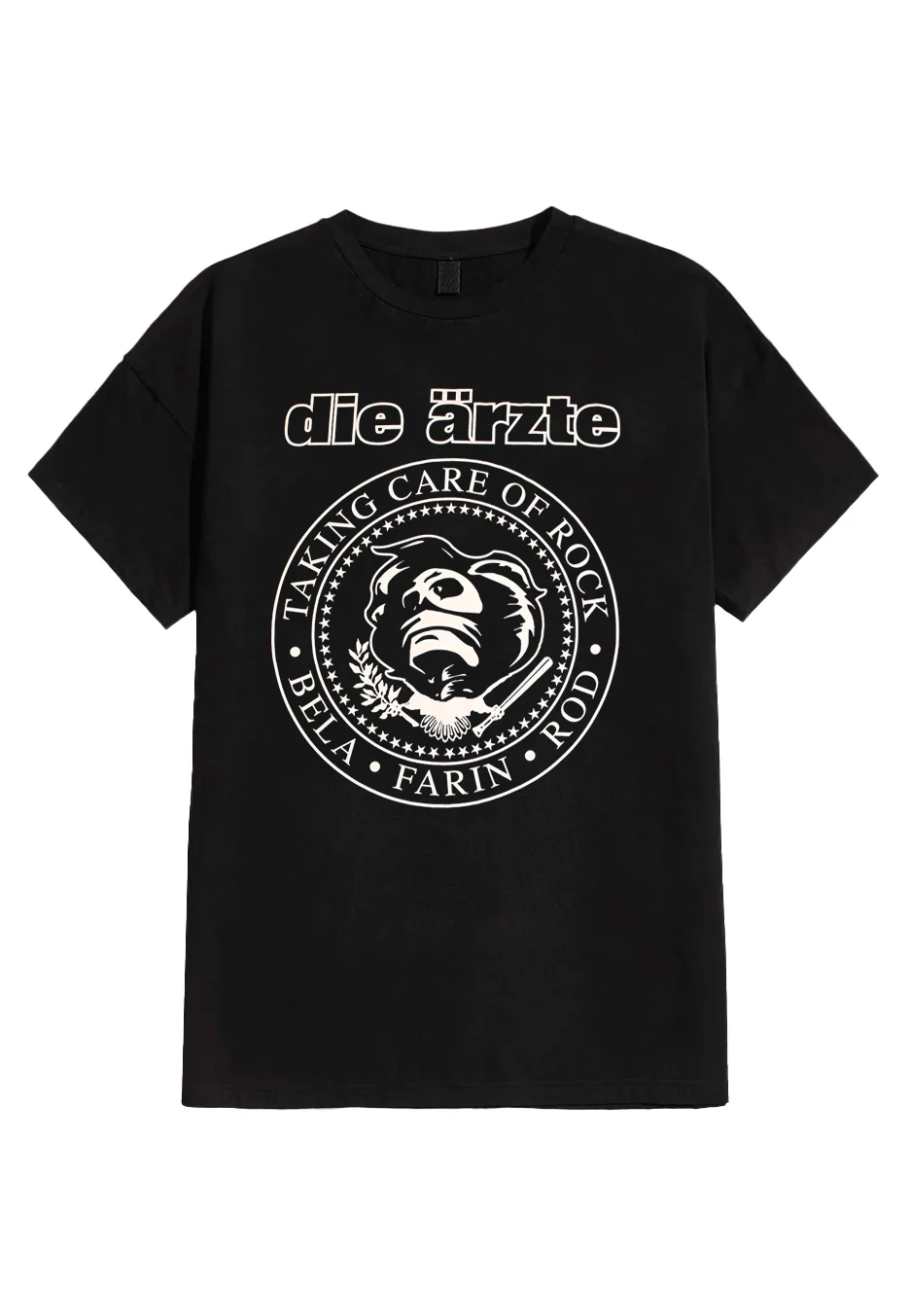 Size:xl Rockinstone Die Ärzte - Taking Care Of Rock - T-shirt Unisex Adults