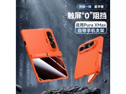 (laranja Anti Voyeur Huawei Puraxmax Classic Edition) Caso De Telefone Pele Sentido Injeção De Óleo Primavera Dobradiça