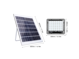 Lâmpadas Solares Outdoor Laxiscreed Com 336 Leds, Ip66, Controlo Remoto E Bateria De 15000mah