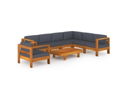 Garden Lounge Set, Garden Lounge Sets Vidaxl Cinzeto Madeira De Acácia (n/a)