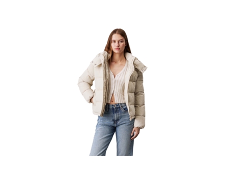 Casaco de Mulher CK JEANS Poliéster Branco (XL)