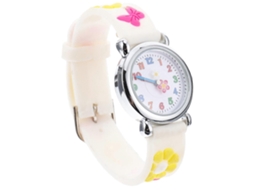 Relógio Infantil De Desenho Animado, Pulso Criativo Com Animado Para Atividades Ao Ar Livre, Puls Eira Circular Silicone, 1
