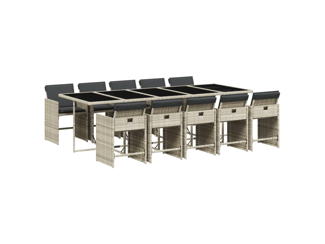 Garden Dining Set, Garden Dining Sets Vidaxl Cinzeto Rattan / Vime (n/a)