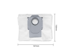 Acessórios de Aspirador Para q7 max q7 max + t8 saco de pó escova lateral principal esfregão pano preto