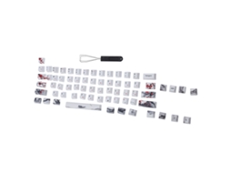 Keycaps PBT LAXISCREED com Sublimação de 5 Lados para Teclados Mecânicos e Ópticos