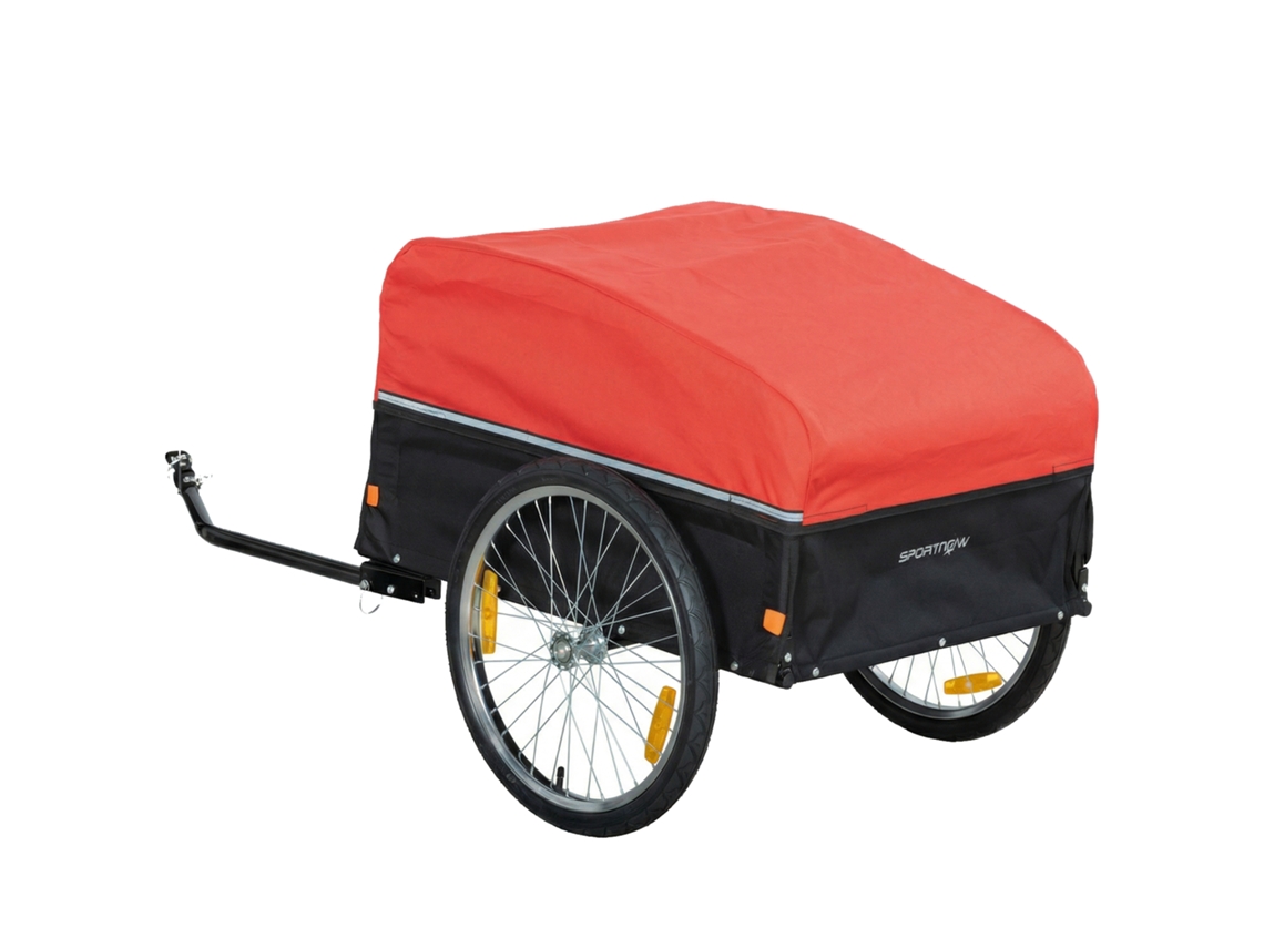 Reboque para Bicicleta 170l,carga Até 40kg,com Acoplamento,lona de Cobertura,pneus 51cm,montagem Rápida BTFORUS