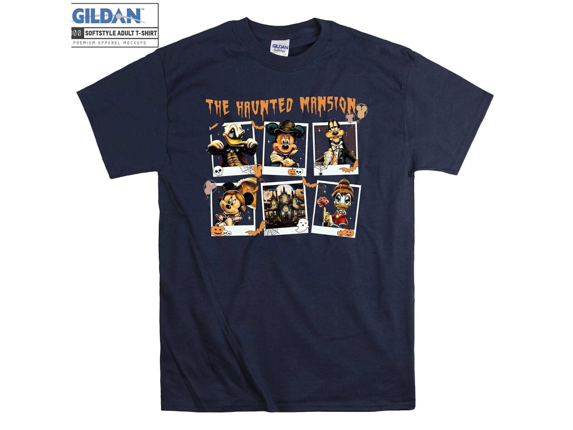T-shirt Rockinstone Scary Mickey Mouse Friends Haunted(m)