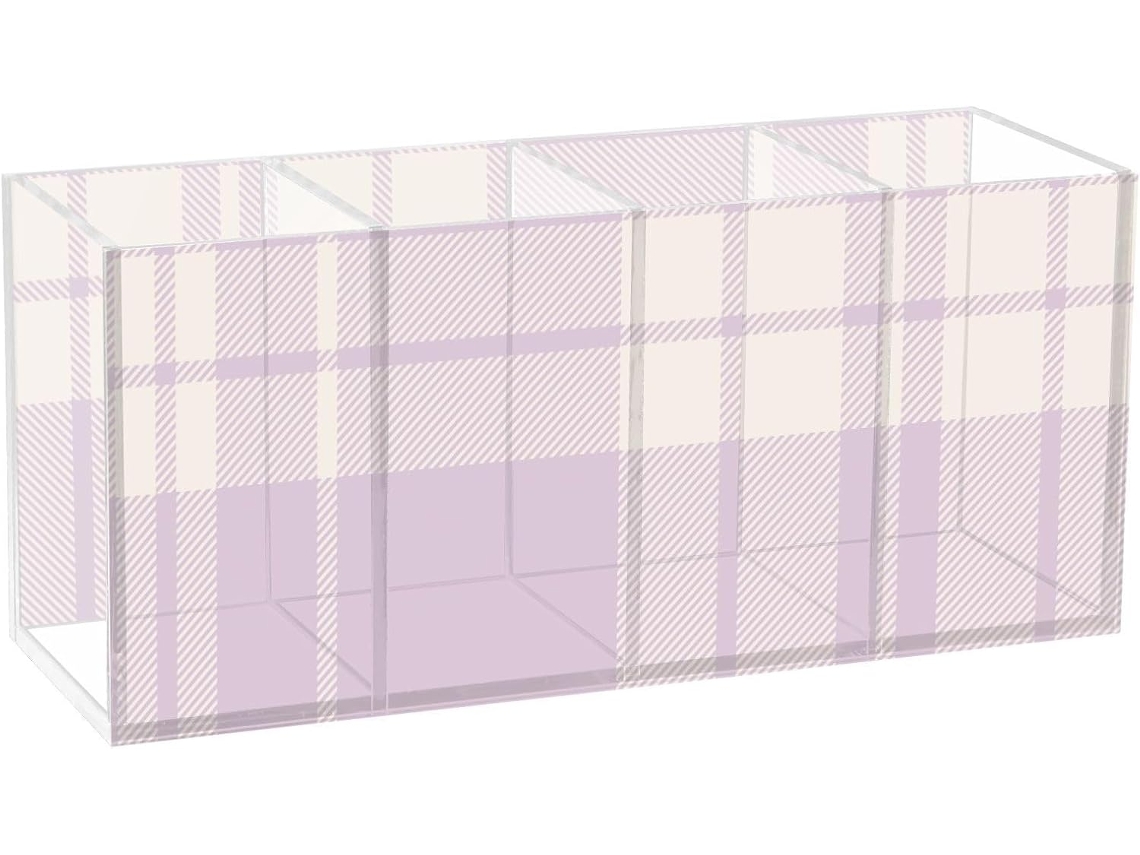 Porta lápis de Acrílico Transparente Frodotgv para Sala Aula, Material Escolar, Escritório, Porta pincéis Maqu
