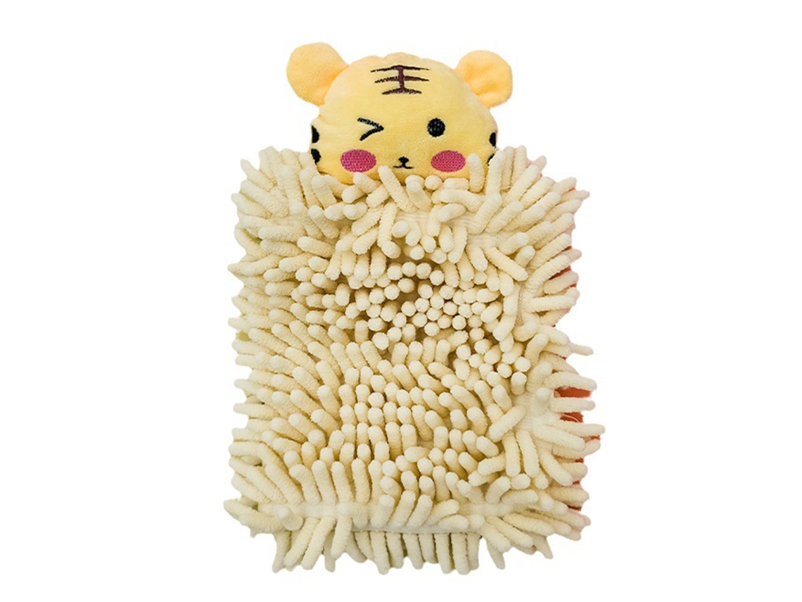 Toalha de Mão Microfibra com Estampa de Cartoon, Secagem Rápida, Pequena S/MARCA