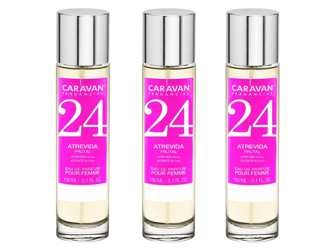 3X CARAVAN Perfume de Mulher Nº24 150Ml