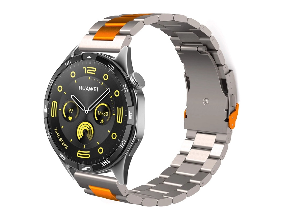 Pulseira De Titânio Para Relógios Samsung E Huawei Apple Watch.