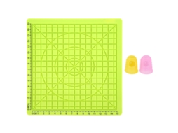Mat De Silicone Para Impressão 3d Com Modelo E 2 Capas De Dedo Ferramentas De Desenho Tipo B Verde