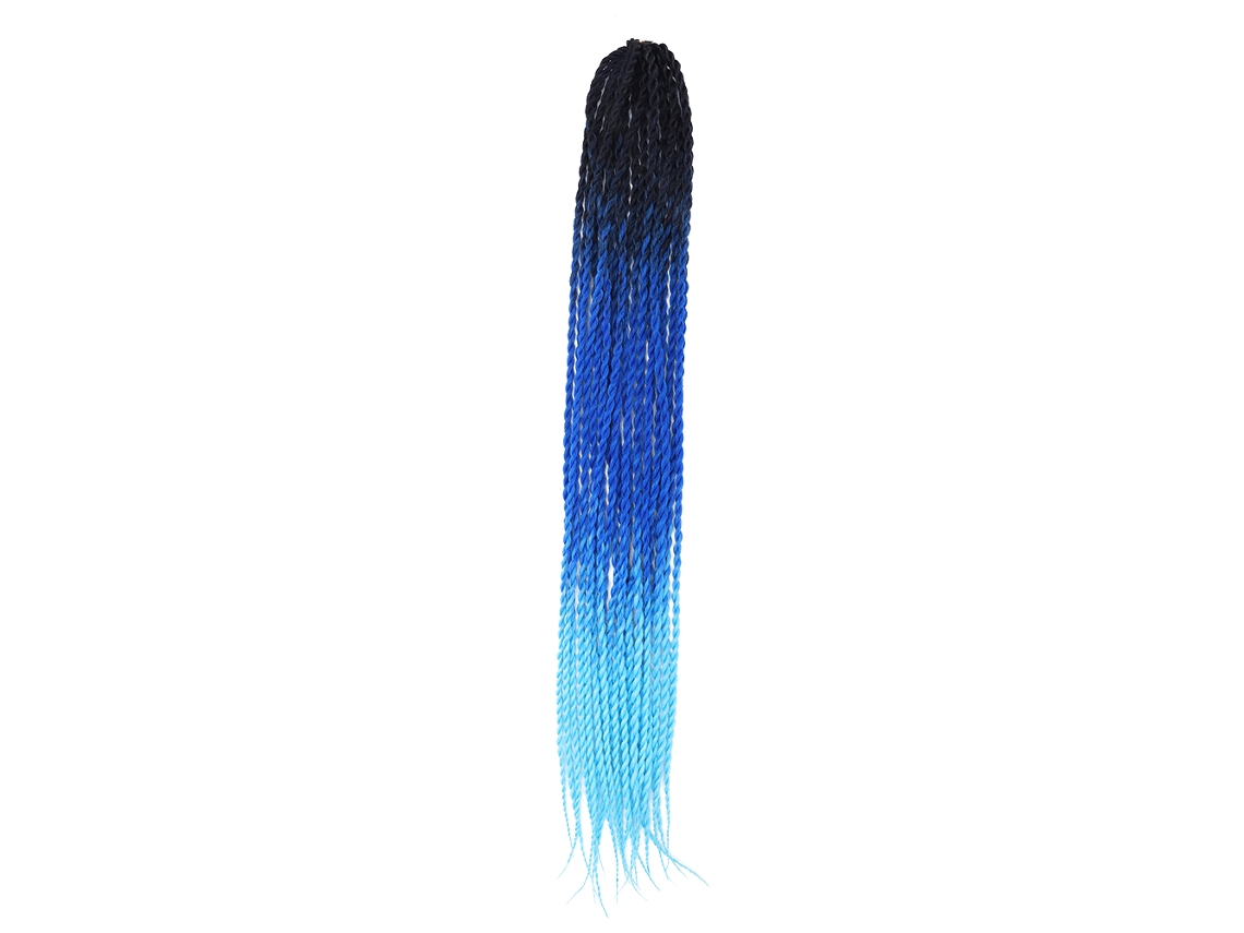 2026 extensão de Cabelo Trançado Químico de Fibra de 24 Polegadas com Gradiente Punk Dirty Braid Weaving