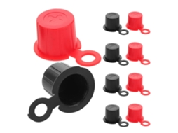 Conjunto De 5 Pares De Capas Isolantes De Plástico Para Terminais De Bateria De Carros.