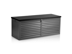 Caixa Para Almofadas Caixa De Armazenamento Para Jardim 143x57x53,5 Cm 390 Litros Preta B.active