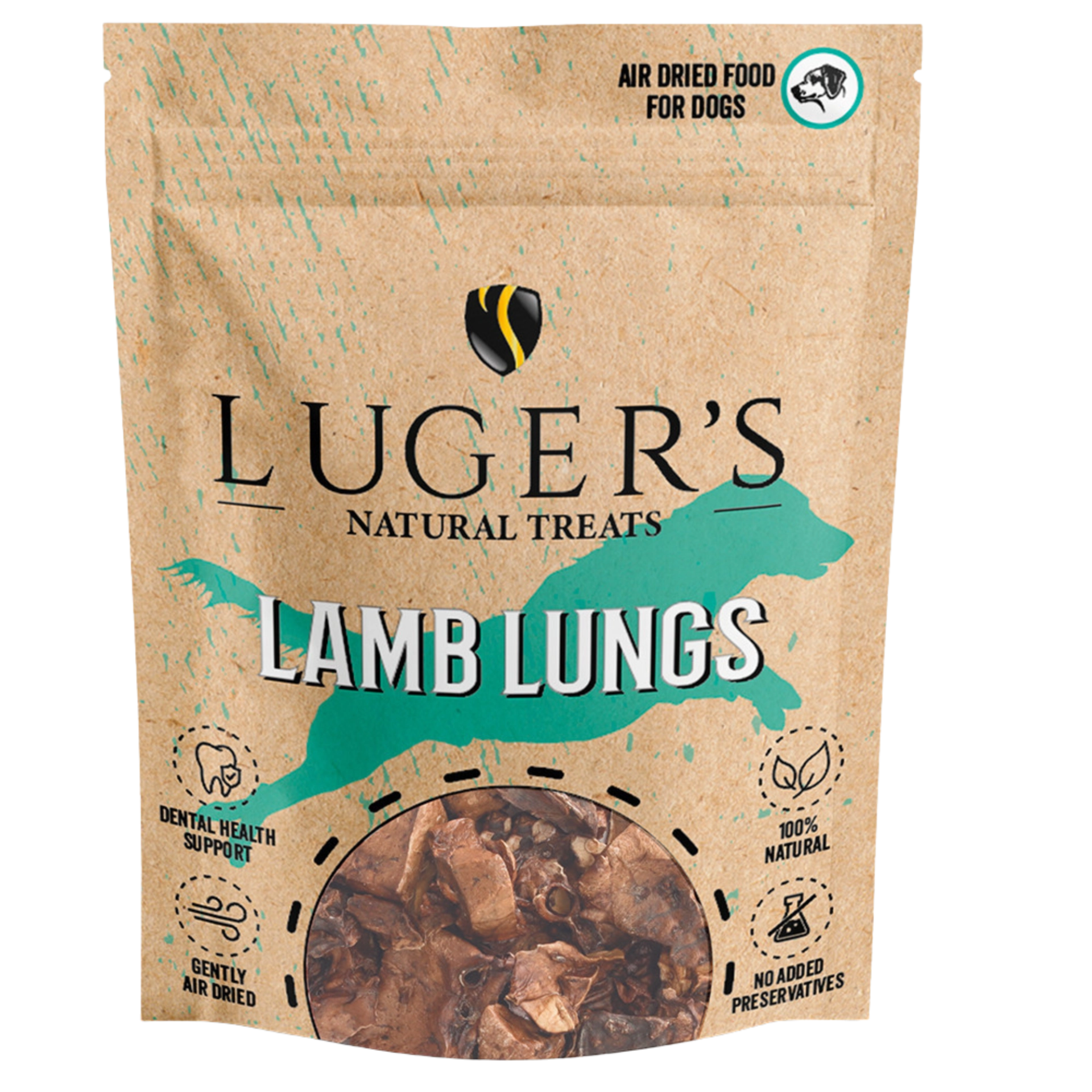 Luger’S Natural Treats – Pulmão de Cordeiro LUGER'S