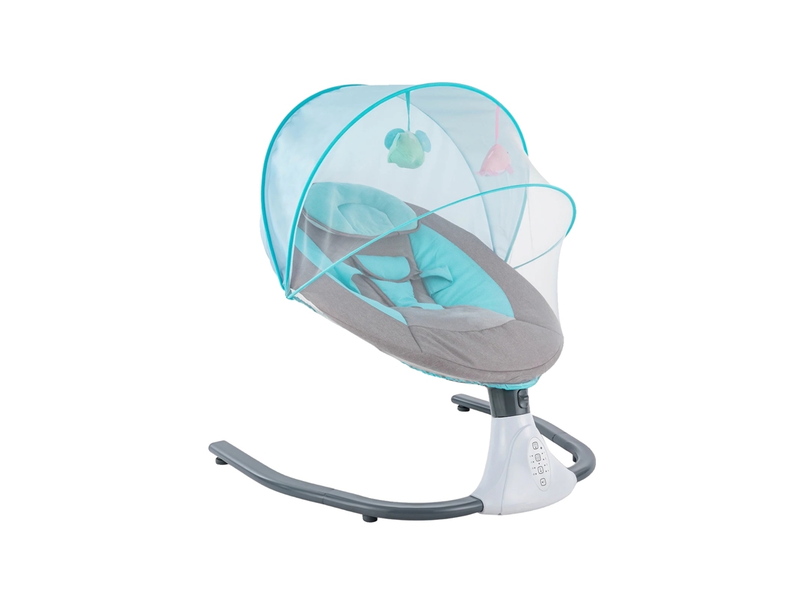 Balanã§o Elã©trico Para Bebãªs, 4 Ã‚ngulos De Balanã§o, Capacidade De Carga De 39,68 Lbs,azul Oem