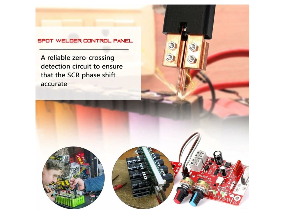 Placa De Controle De Ferro De Solda A Ponto, Controle De Tempo E Corrente Aquaforge (40a)