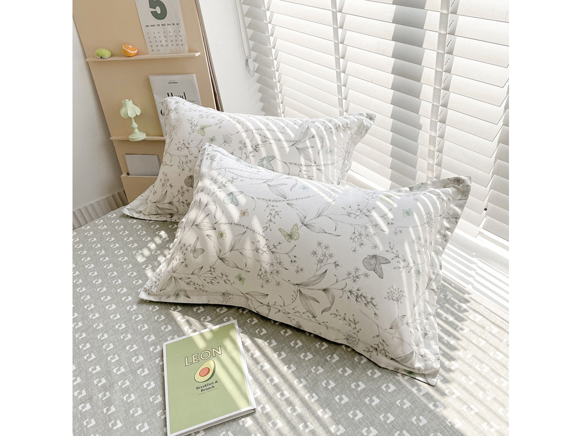 Pacote de 2 Fronhas de Algodão Laváveis para Quarto Padrão 19 EVELTEK 48x74cm 2PACK