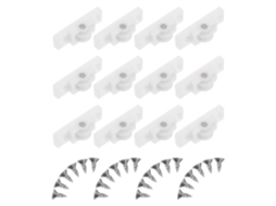 Conjunto de 12 Rodízios Verticais para Freezer com Porta Deslizante SFUSHOS