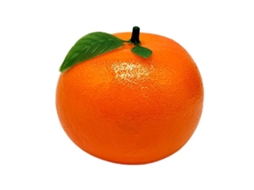 Fruta Artificial Laranja Falsa Com Folhas