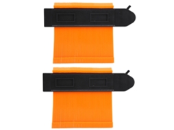 2pcs Régua De Contorno Automática Ampliada E Travacópia De Forma 5 Polegadas