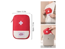 Bolsa de Primeiros Socorros Vazia para Viagem e Camping