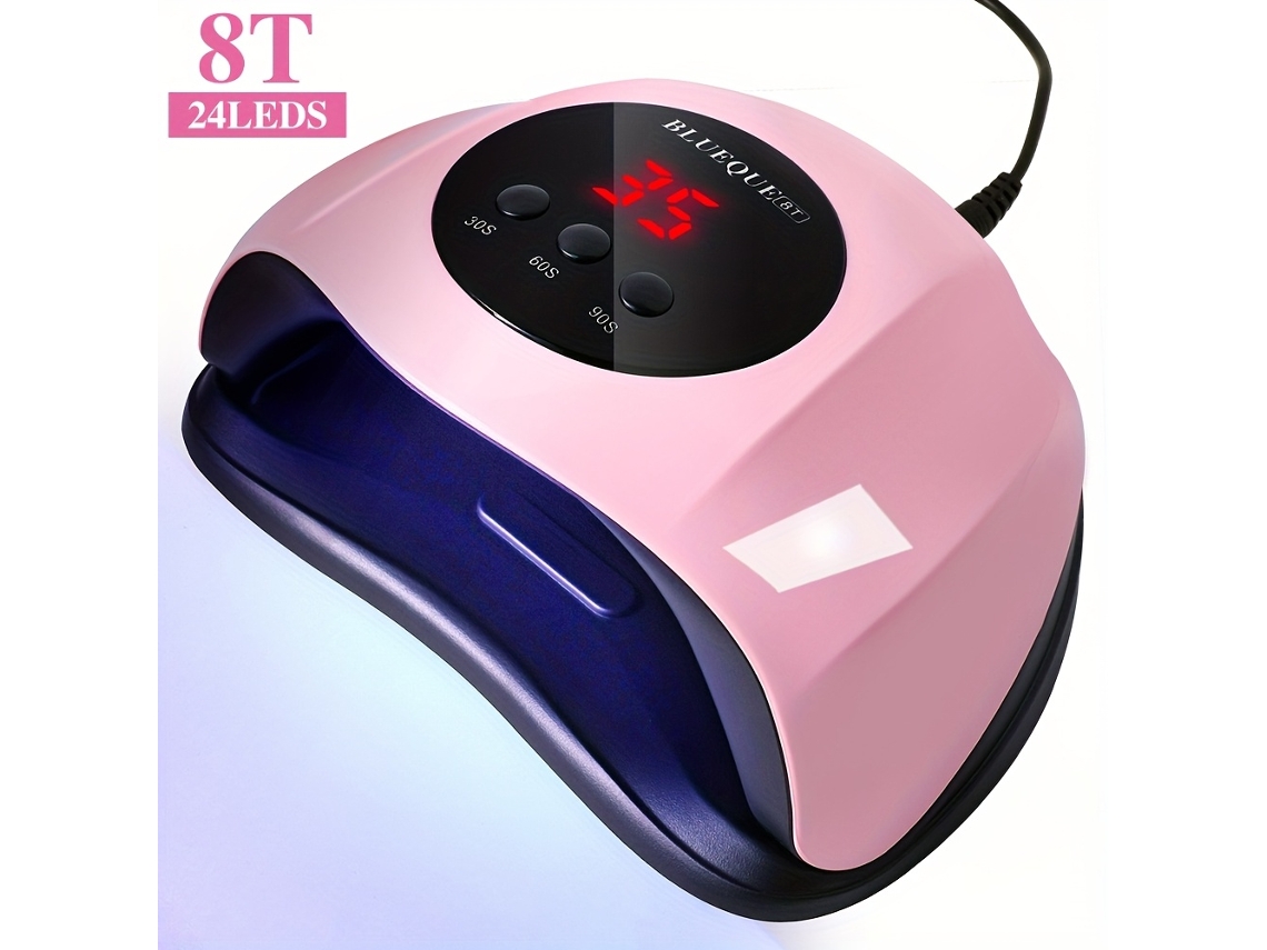 Lâmpada De Unhas Usb Com 24 Leds Para Secagem Rápida E Experiência De Manicure Com Qualidade De Salão