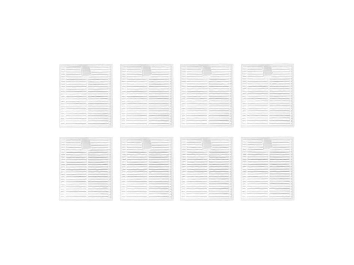 Conjunto De 8 Filtros Hepa De Reposição Para Aspirador Robô Ilife A30 A30 Pro._ozo