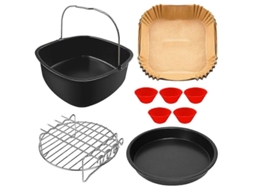 Acessórios Para Freidora De Ar Xl 6.2l 5l 4.7l, Conjunto De 5 Peças Antiaderente Inoxidável