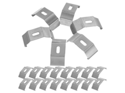 Rebe 30 Suportes Superiores para Persianas Verticais de Ferro Substitutos para Fixação de Cortinas 28/29/30mm 4,95x2,21cm
