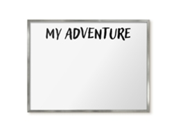 Magnetic Board For Wall My Adventure For The Bedroom Espelharte (80x60 Cm)