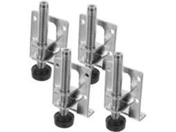 Conjunto De 4 Extensores Niveladores Mesa Reforçados Para Bancadas E Pés Armários, Ajustáveis