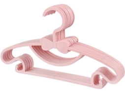 10 tapetes antiderrapantes de plástico rosa com laço GOKOCO