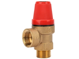 Válvula de Segurança de Latão Premium G1/2" Dn15 Hilo Resorte para Fornos com Selado Antifuga 3bar/6bar | S/MARCA