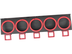Suporte de Parede Para Materiais Abrasivos, Trilho Para Ferramentas Pendurando Detalhamento.