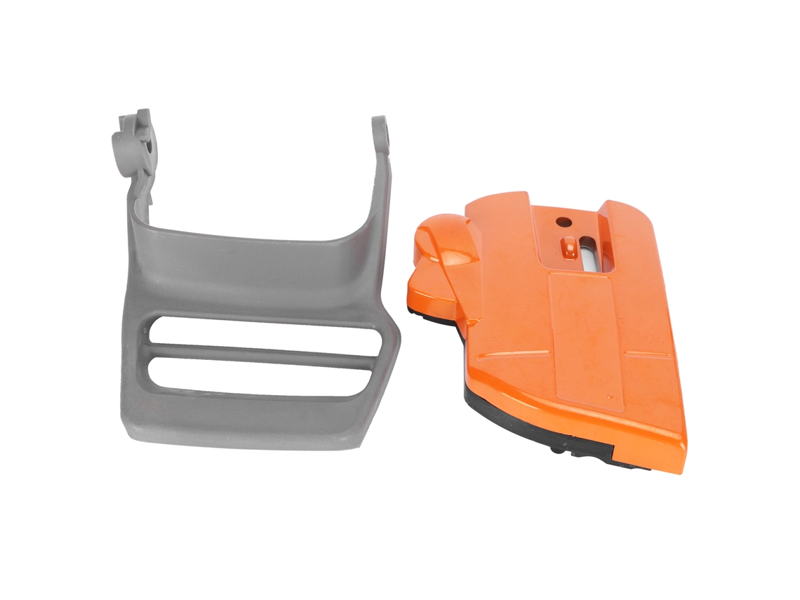 Capa Lateral com Proteção de Mão para Motosserra Husqvarna 340, 345, 350, Peças de Reposição