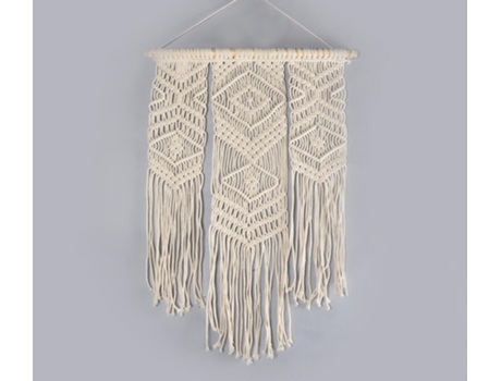Peça Decorativa LUV SAFFRON Boho Layered Macrame Wall Hanging