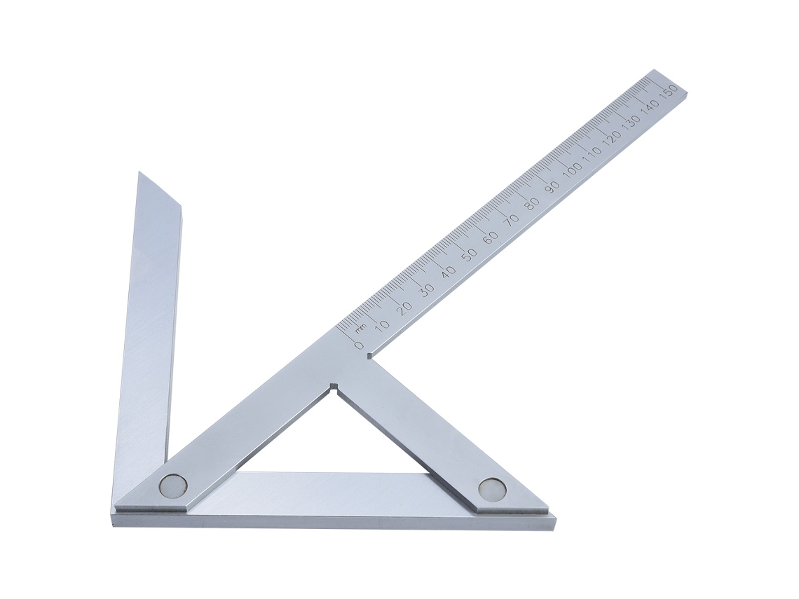 Laxiscreed Ferramenta De Medição De Ângulo De Aço Portátil, 4 A 90 Mm