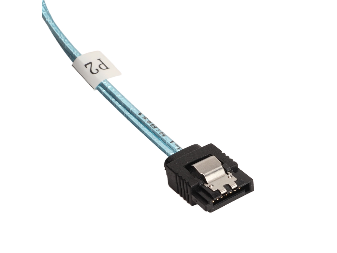 Aetheria cabo Mini Sas Sff 8087 para 4 Sata 12gbps com Contator Dourado 0.5m Alta Flexibilidade