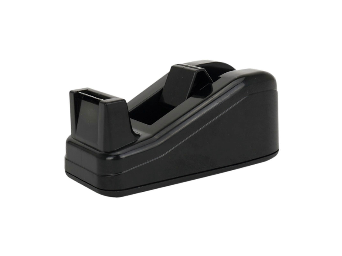Dispensador de Fita Adesiva Mesa Preto, Suporte para Rolo Mesas Escritório, Organizador GOKOCO