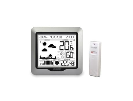 Estação Meteorológica La Crosse Technology Ws6823 Sil Com Previsões E Sinal Dcf Prata