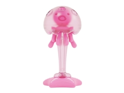 Primerox brinquedo Chupeta Medusa Luminosa Silicone Suave com Som para Bebês Desenvolvimento Cognitivo Rosa