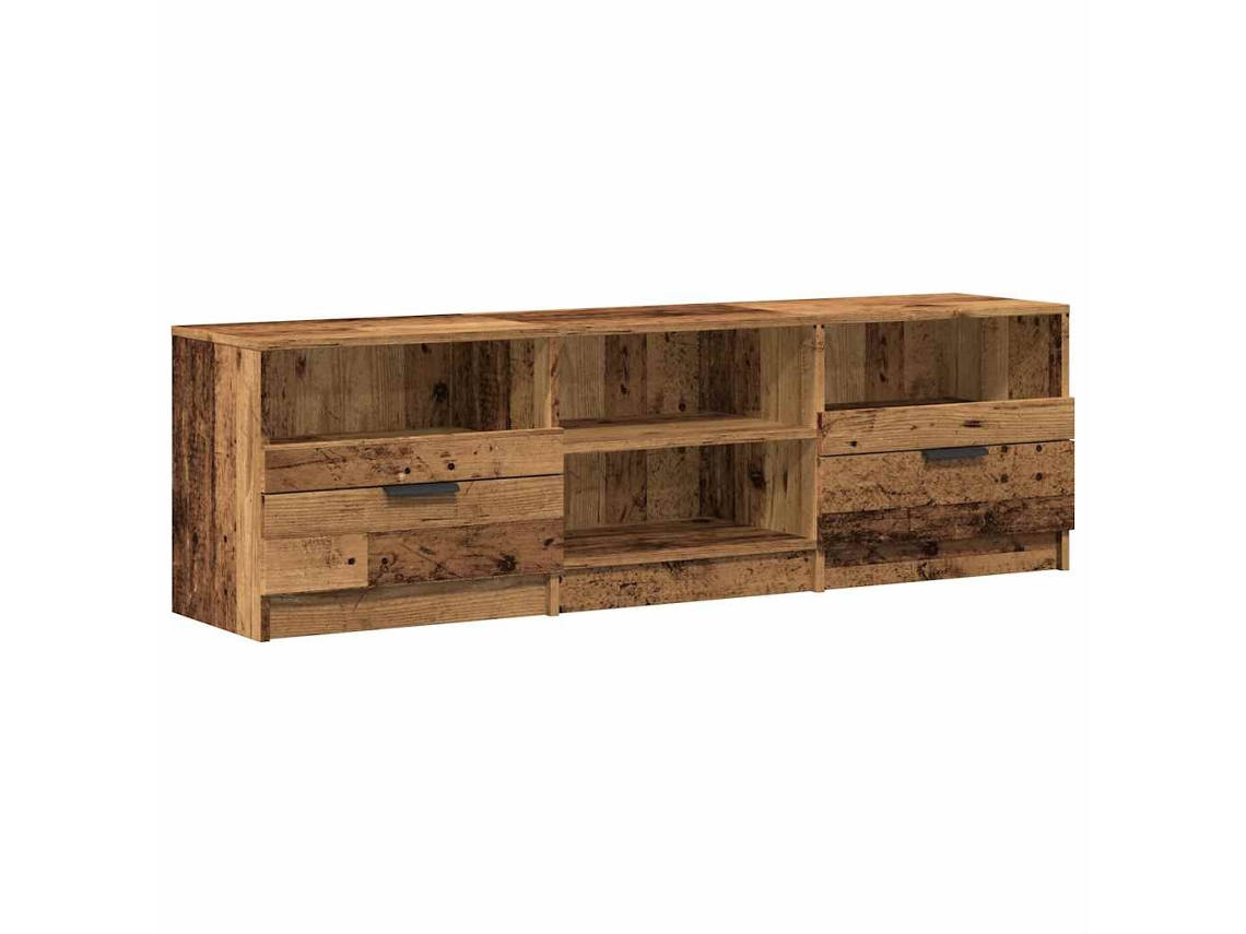 Móvel de TV Madeira Antiga 150x33,5x45 cm Madeira Trabalhada MAISON EXCLUSIVE
