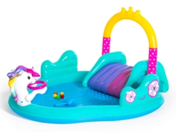 Plataforma Insuflável para Jogos Aquáticos Modèle Licorne Magique Azul Claro TECHKIDZ