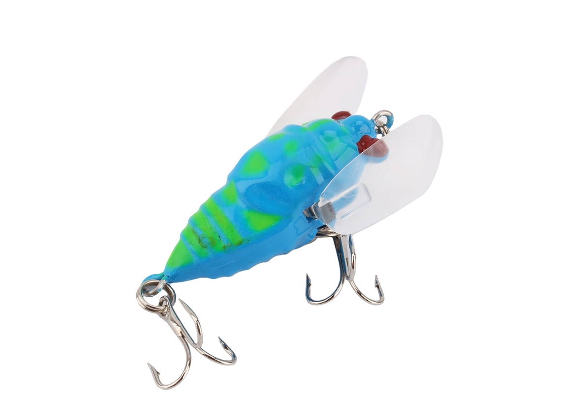 Isca de Inseto Cicada para Peixe Snakehead e Bass